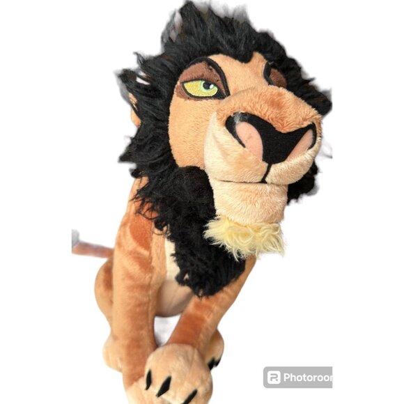 Disney The Lion King Scar Plush Stuffed Toy 14” Tall - Picture 2 of 6